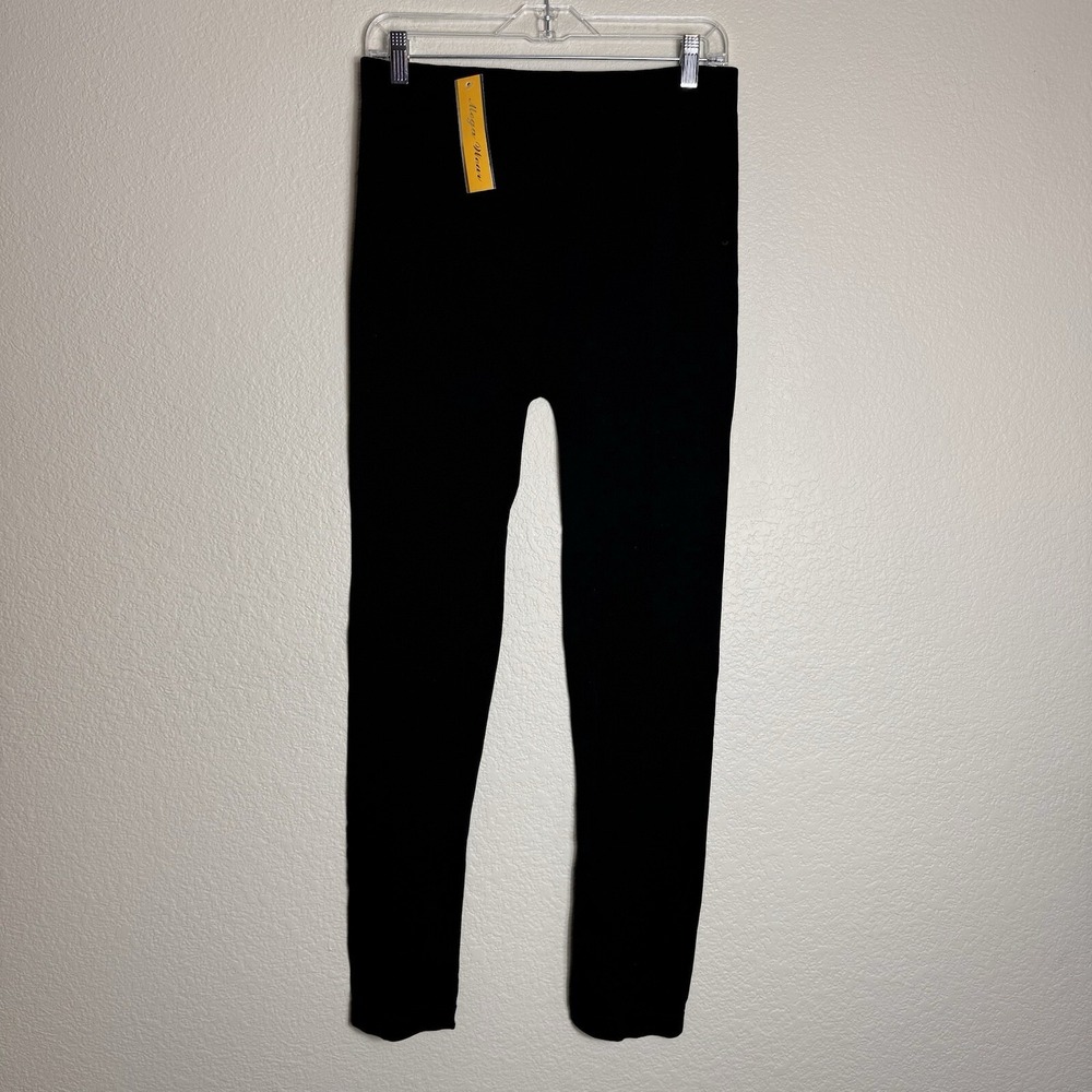 Mega Wear Women's Leggings NWT Maternity Black‎ One Size